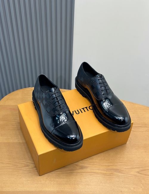 Louis Vuitton LV Premium Leather Shoes With TPR Sole