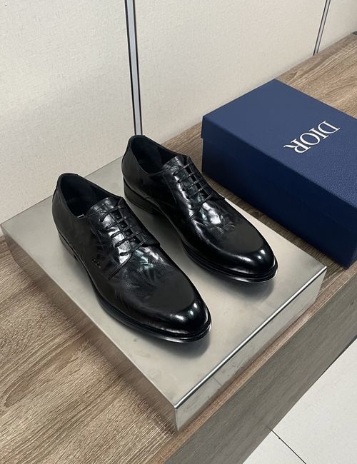Christian Dior CD Black Vintage Calfskin Loafers