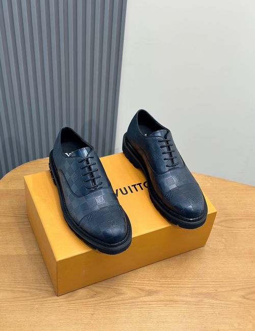 Louis Vuitton LV Premium Leather Shoes With TPR Sole