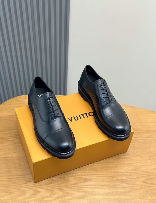 Louis Vuitton LV Premium Leather Shoes With TPR Sole