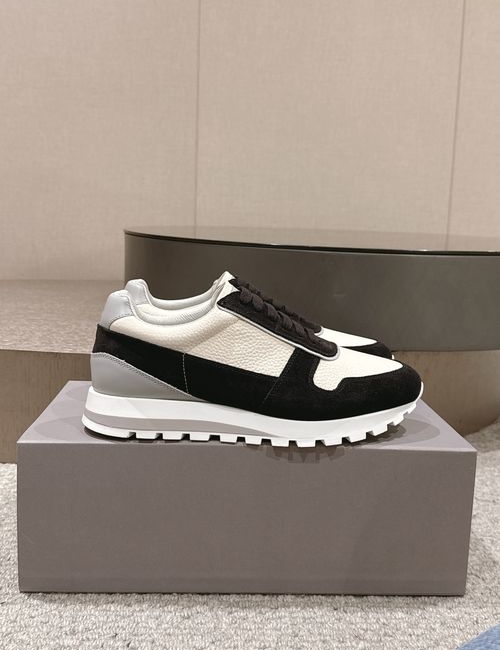 Brunello Cucinelli BC BC Color-block Cowhide Low-top Sneakers
