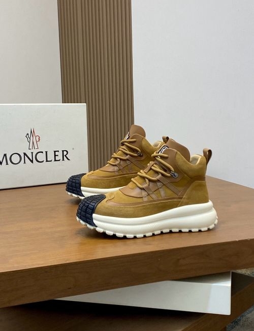 Moncler Mesh Spliced Sneakers With TPU Sole