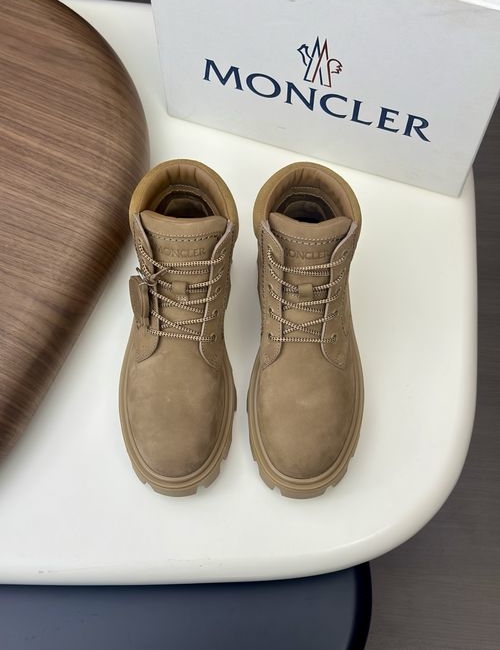 Moncler High-top Suede Leather Hiking Boots