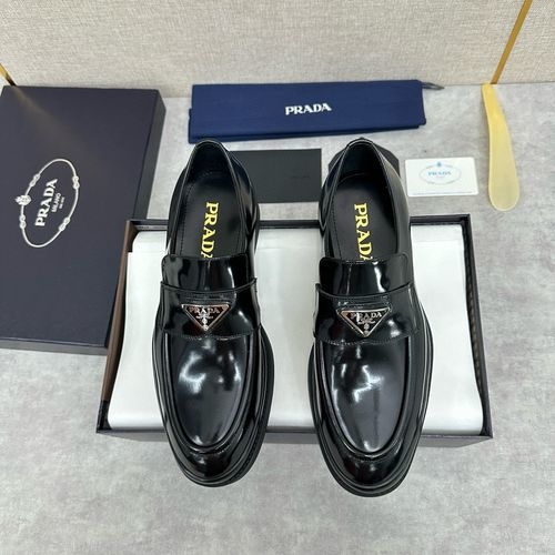 Prada Lace-Up Oxford Shoes With TPU Sole