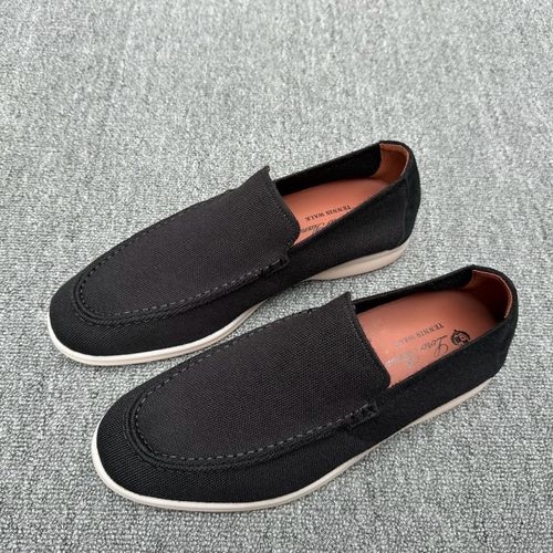Loro Piana LP Wool Blend Knit Casual Sneakers