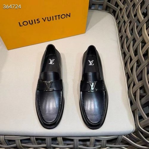 Louis Vuitton LV Major Leather Shoes Water Ripple Cowhide