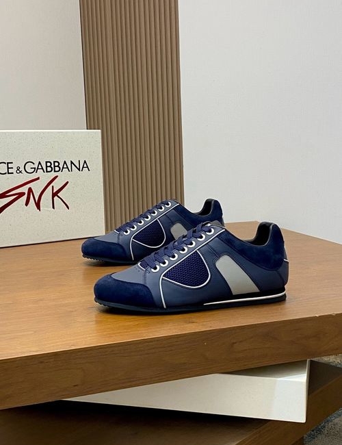 Dolce & Gabbana DG Cushion Calfskin Skate Shoes TPU Outsole