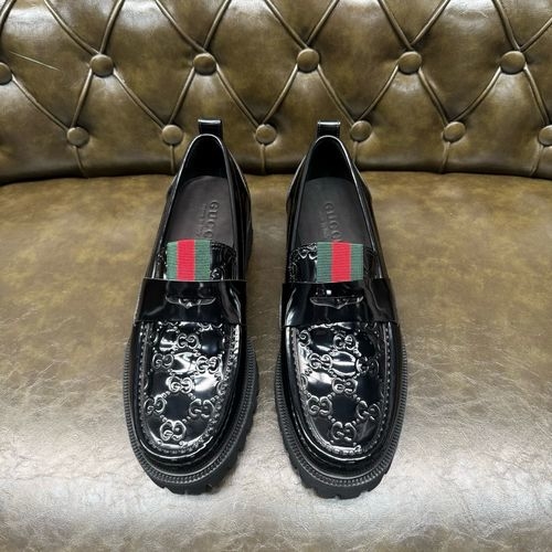 Gucci Patent Leather Lightweight Comfort Loafers