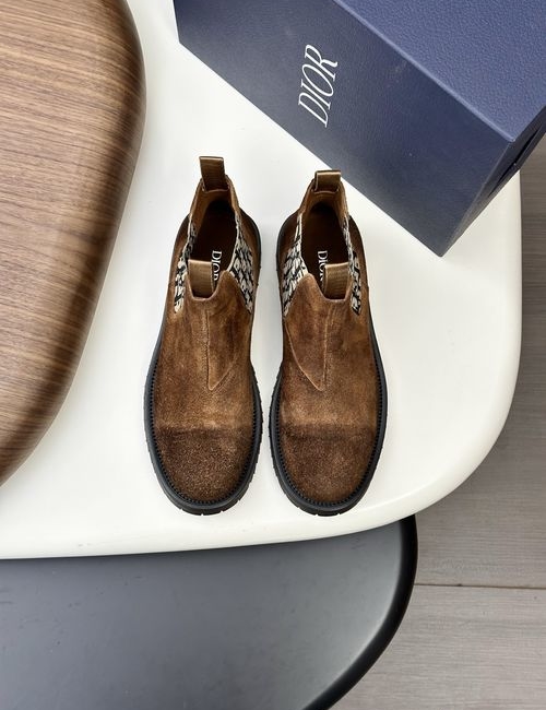 Christian Dior CD High-top Leather Dress Shoes