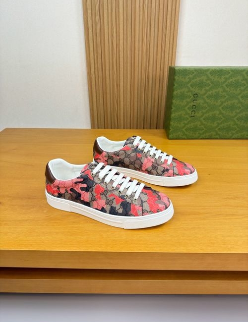 Gucci Premium PVC Leather Casual Sneakers