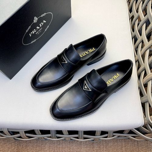 Prada Premium Leather Business Dress Shoes