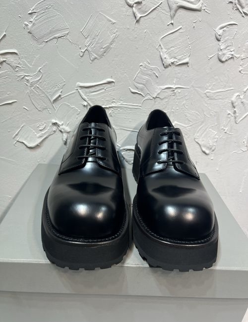 Balenciaga Venom Distressed Derby Shoes