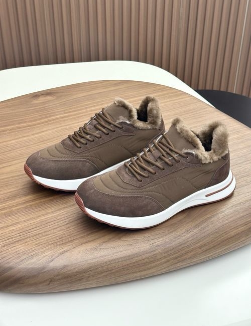 Loro Piana LP Waterproof Weekend Walk Sneakers With Wind Microfiber