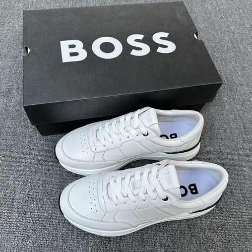 Hugo Boss Low-top Suede Leather Sneakers