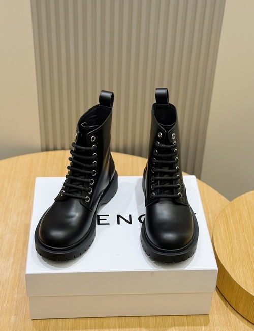 Givenchy Brushed Cowhide Derby Shoes With Thick Soles