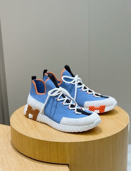 Hermes Bouning Suede Calfskin Sneakers