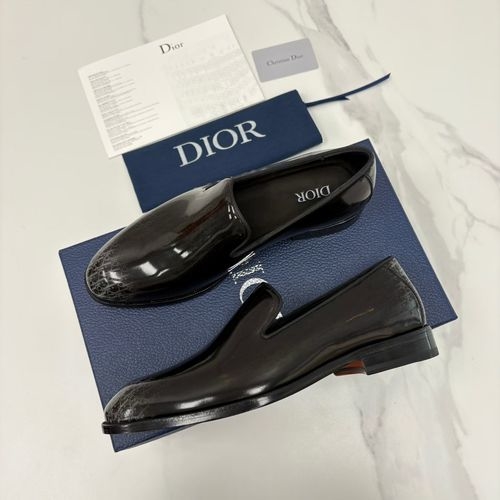 Christian Dior CD Timeless Oblique Printed Loafer Shoes