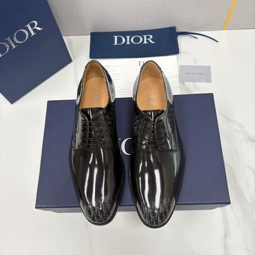 Christian Dior CD Timeless Oblique Printed Loafer Shoes