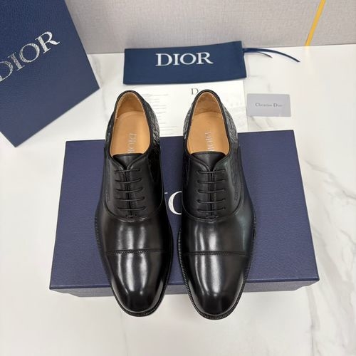 Christian Dior CD Timeless Oblique Printed Loafer Shoes