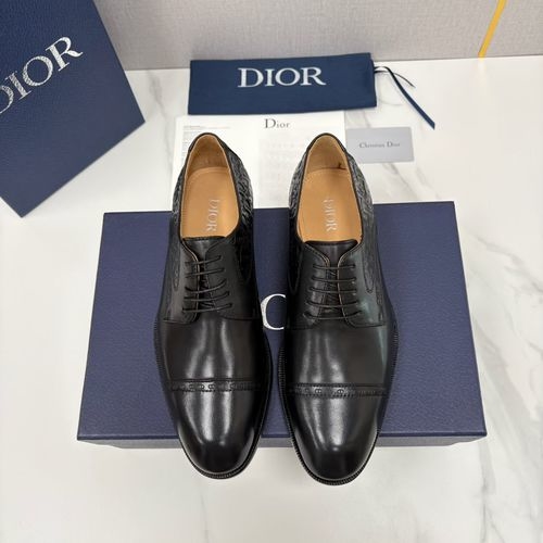 Christian Dior CD Timeless Oblique Printed Loafer Shoes