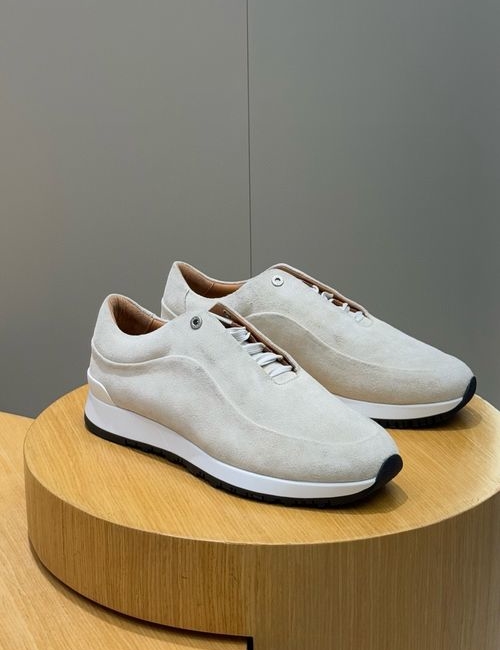 John Lobb Derby Business Shoes Top Layer Cowhide Leather Sole