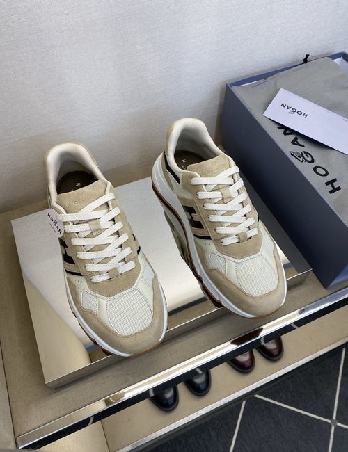 Hogan Premium Skate Shoes With Matte Leather Upper