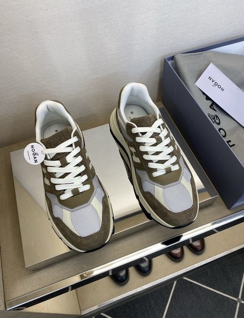 Hogan Premium Skate Shoes With Matte Leather Upper