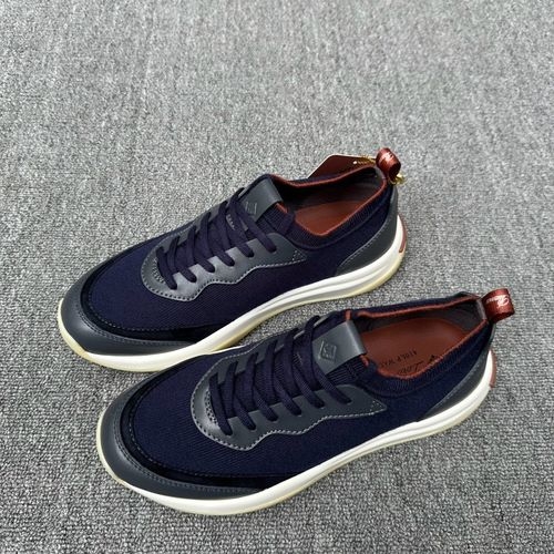 Loro Piana LP Wool Knit Lightweight Casual Sneakers