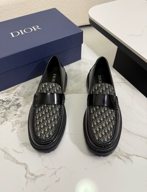 Christian Dior CD Calfskin Leather Shoes With TPU Sole