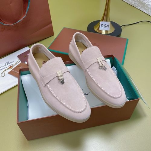 Loro Piana LP Suede Mules With Non-slip Rubber Sole