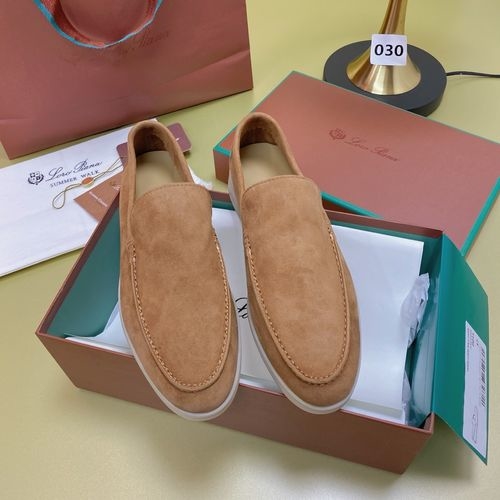 Loro Piana LP Suede Mules With Non-slip Rubber Sole