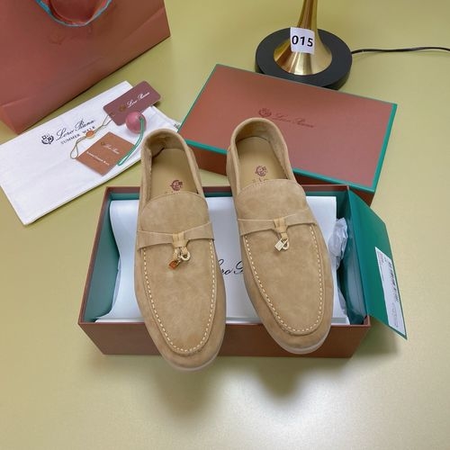 Loro Piana LP Suede Mules With Non-slip Rubber Sole