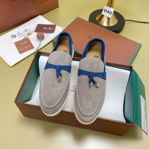 Loro Piana LP Suede Mules With Non-slip Rubber Sole