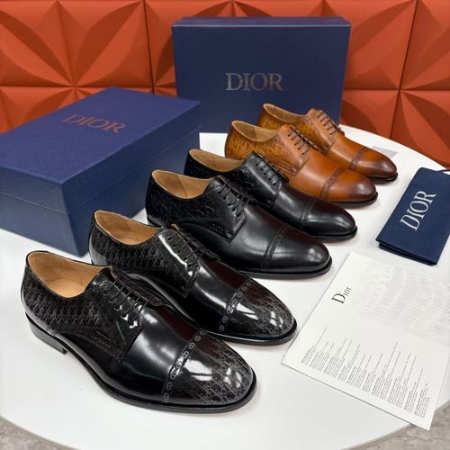 Christian Dior CD Elegant Timeless Loafers With Oblique Print