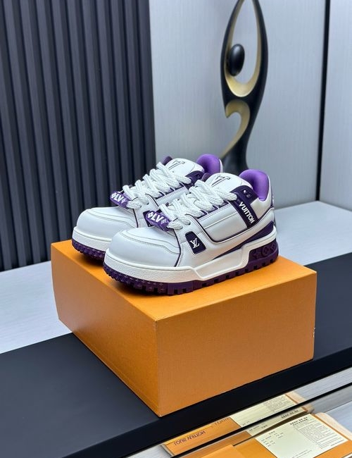 Louis Vuitton LV Classic Show Cowhide Sneakers With TPU Sole
