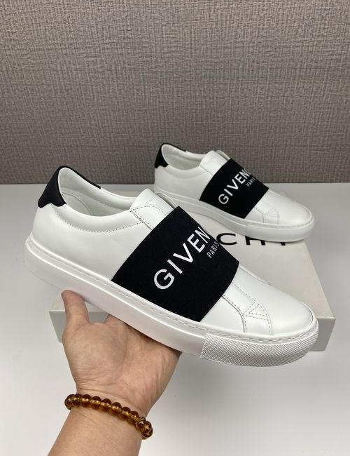 Givenchy Urban Street Low-top Soft Leather Sneakers Elastic Band