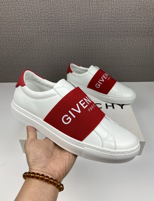 Givenchy Urban Street Low-top Soft Leather Sneakers Elastic Band