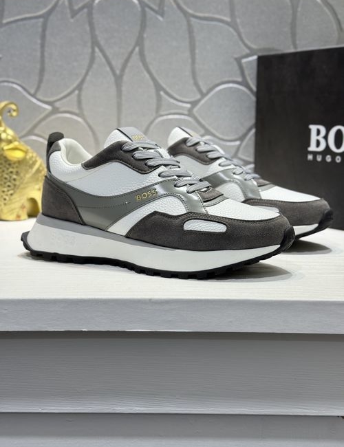 Hugo Boss Classic Leather Wear-Resistant Casual Shoes