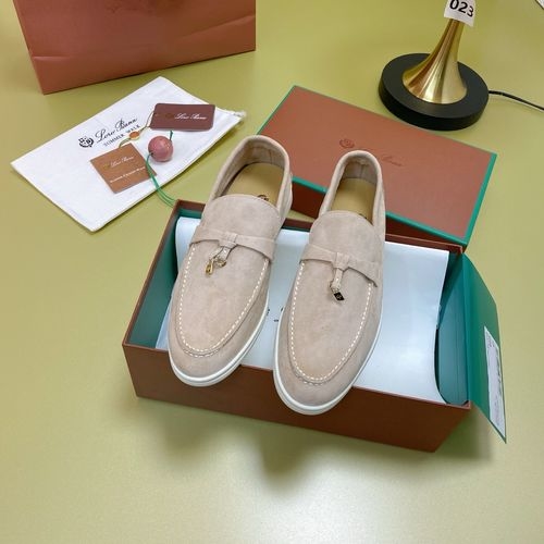 Loro Piana LP Suede Mules With Non-slip Rubber Sole
