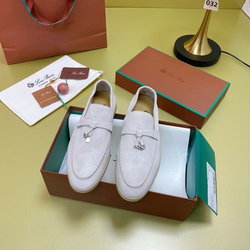 Loro Piana LP Suede Mules With Non-slip Rubber Sole