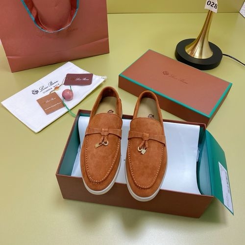 Loro Piana LP Suede Mules With Non-slip Rubber Sole