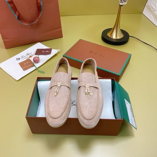 Loro Piana LP Suede Mules With Non-slip Rubber Sole