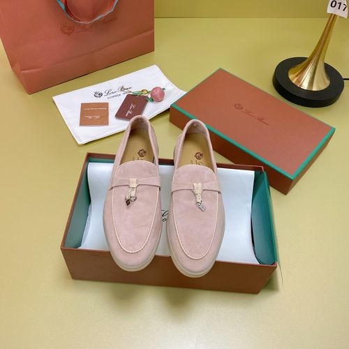 Loro Piana LP Suede Mules With Non-slip Rubber Sole