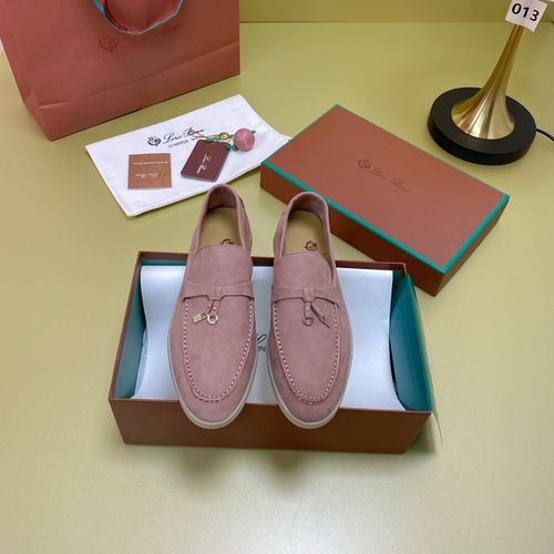 Loro Piana LP Suede Mules With Non-slip Rubber Sole