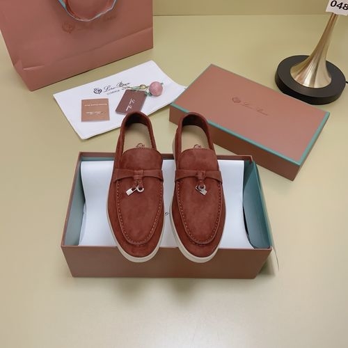 Loro Piana LP Suede Mules With Non-slip Rubber Sole