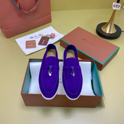 Loro Piana LP Suede Mules With Non-slip Rubber Sole