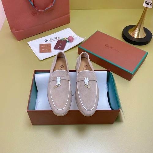 Loro Piana LP Suede Mules With Non-slip Rubber Sole