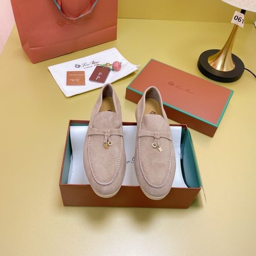 Loro Piana LP Suede Mules With Non-slip Rubber Sole