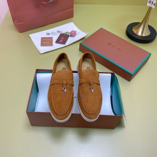 Loro Piana LP Suede Mules With Non-slip Rubber Sole