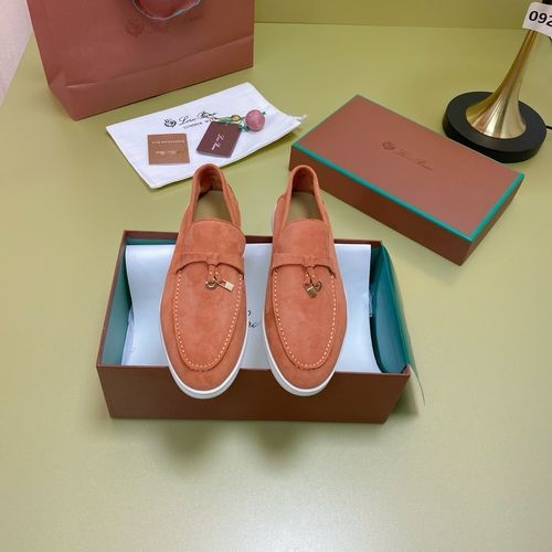 Loro Piana LP Suede Mules With Non-slip Rubber Sole